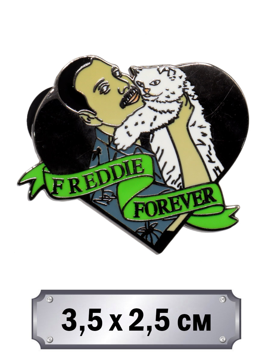 Значок Freddie Forever - фото 1 - rockbunker.ru