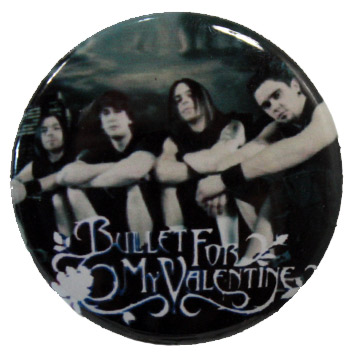 Значок Bullet for my Valentine - фото 1 - rockbunker.ru