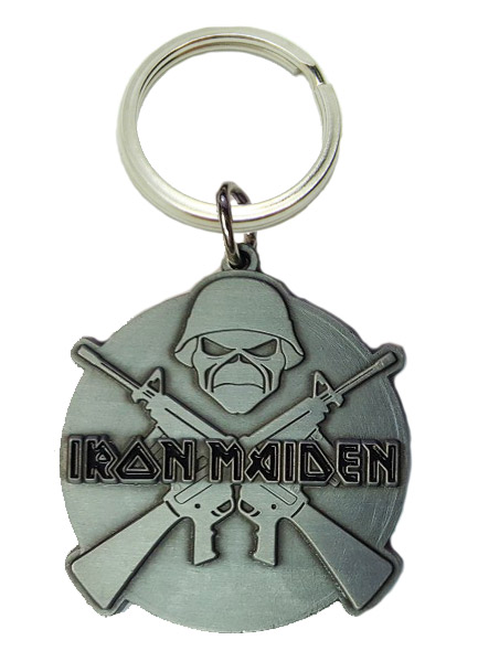 Брелок Iron Maiden - фото 1 - rockbunker.ru
