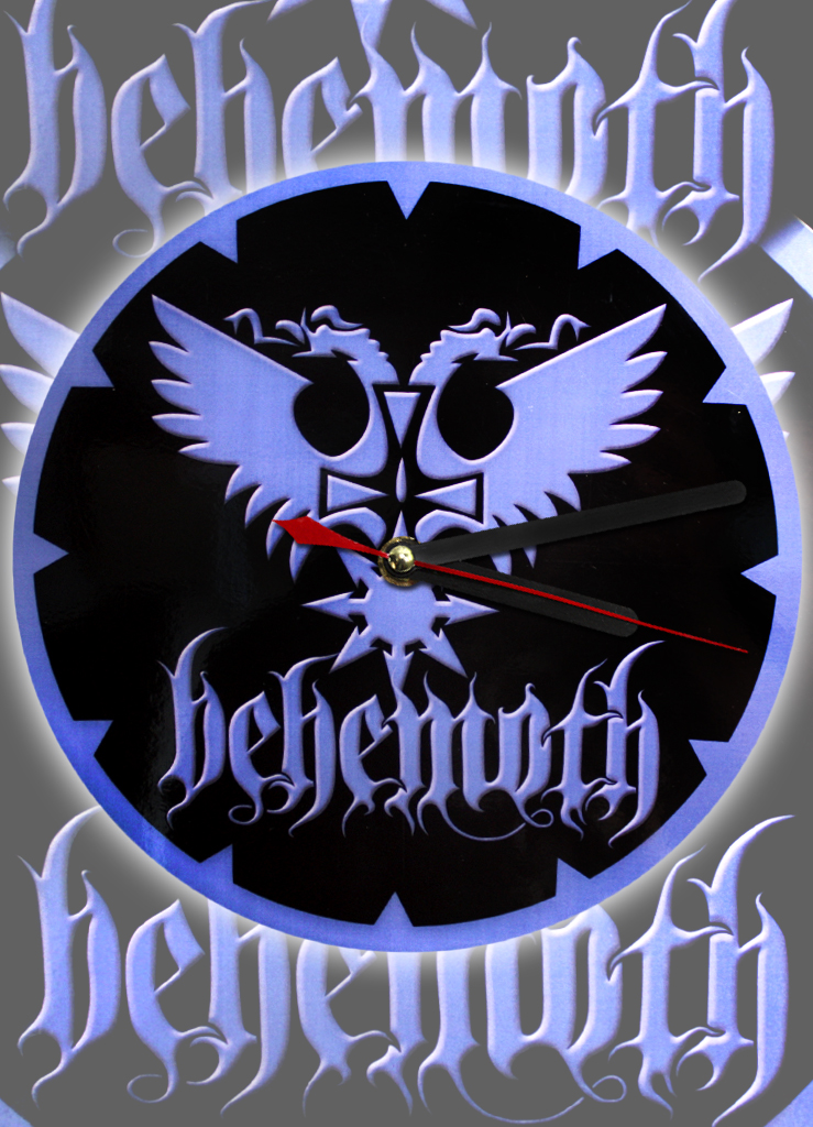 Часы настенные RockMerch Behemoth - фото 1 - rockbunker.ru