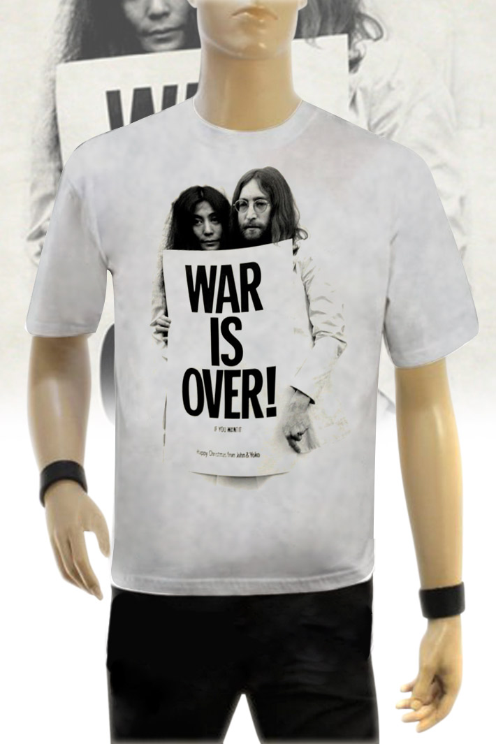 Футболка John Lennon Happy Xmas War Is Over - фото 1 - rockbunker.ru