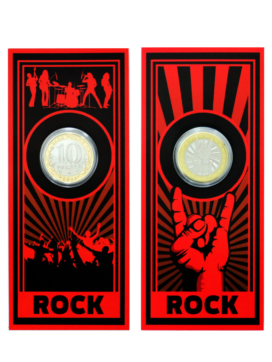 Монета сувенирная Rock - фото 1 - rockbunker.ru