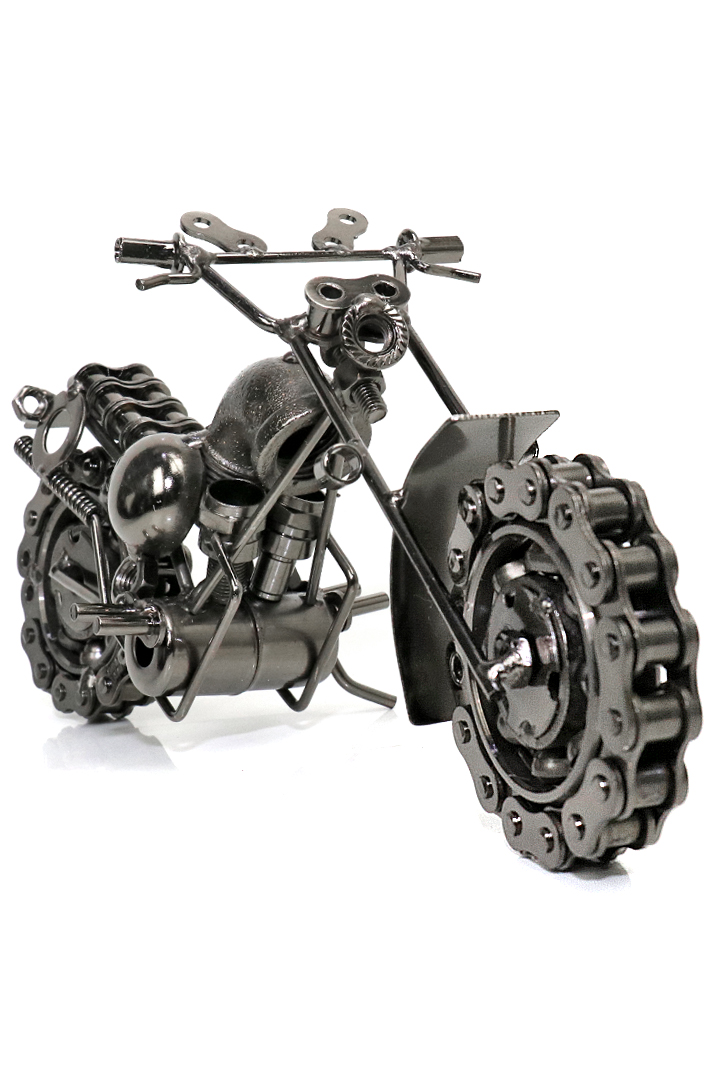 Сувенирная модель Мотоцикл ручной работы МРС039 - фото 2 - rockbunker.ru