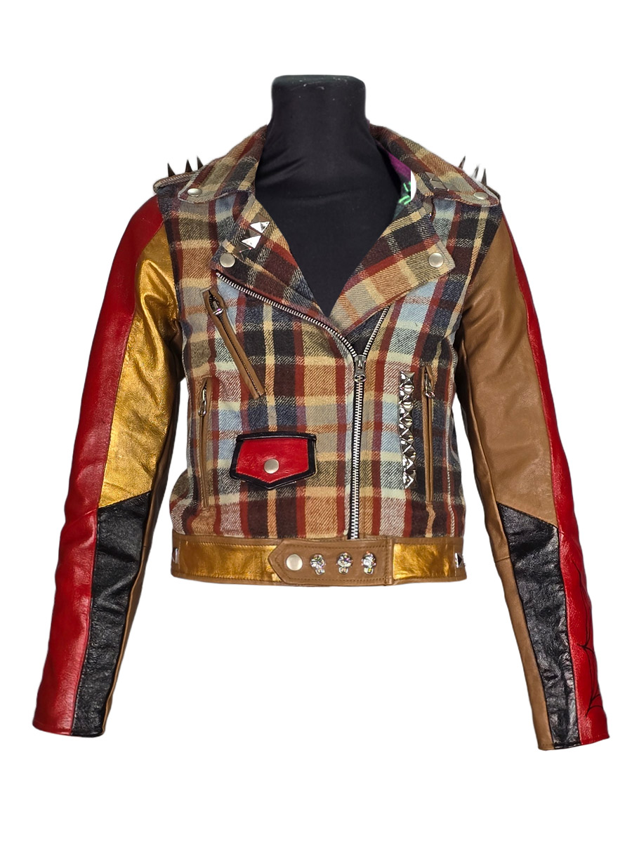 Косуха клетчатая кастомная Sculs - фото 1 - rockbunker.ru