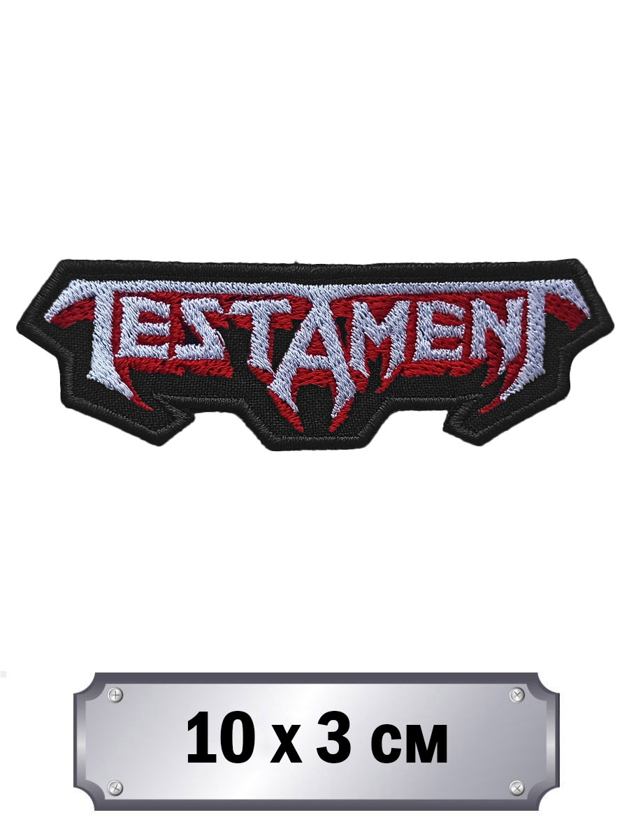 Нашивка Testament - фото 1 - rockbunker.ru