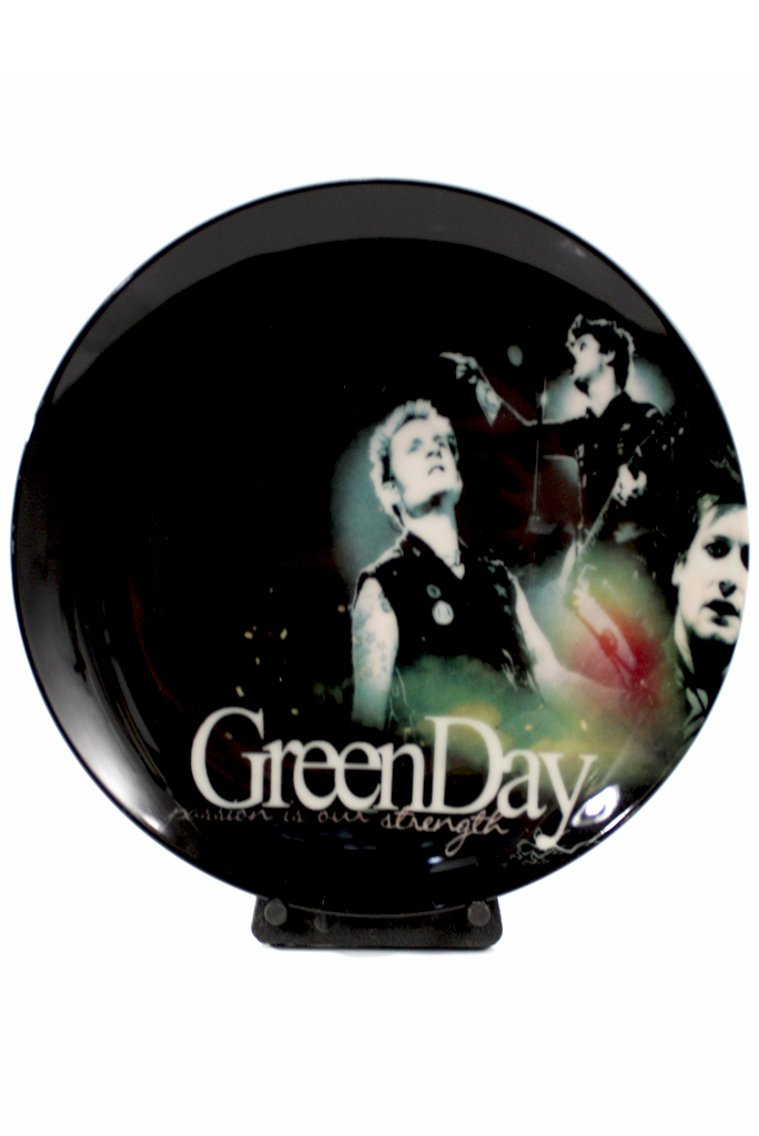 Тарелка Green Day - фото 1 - rockbunker.ru