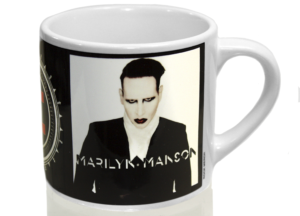 Чашка кофейная RockMerch Marilyn Manson - фото 3 - rockbunker.ru