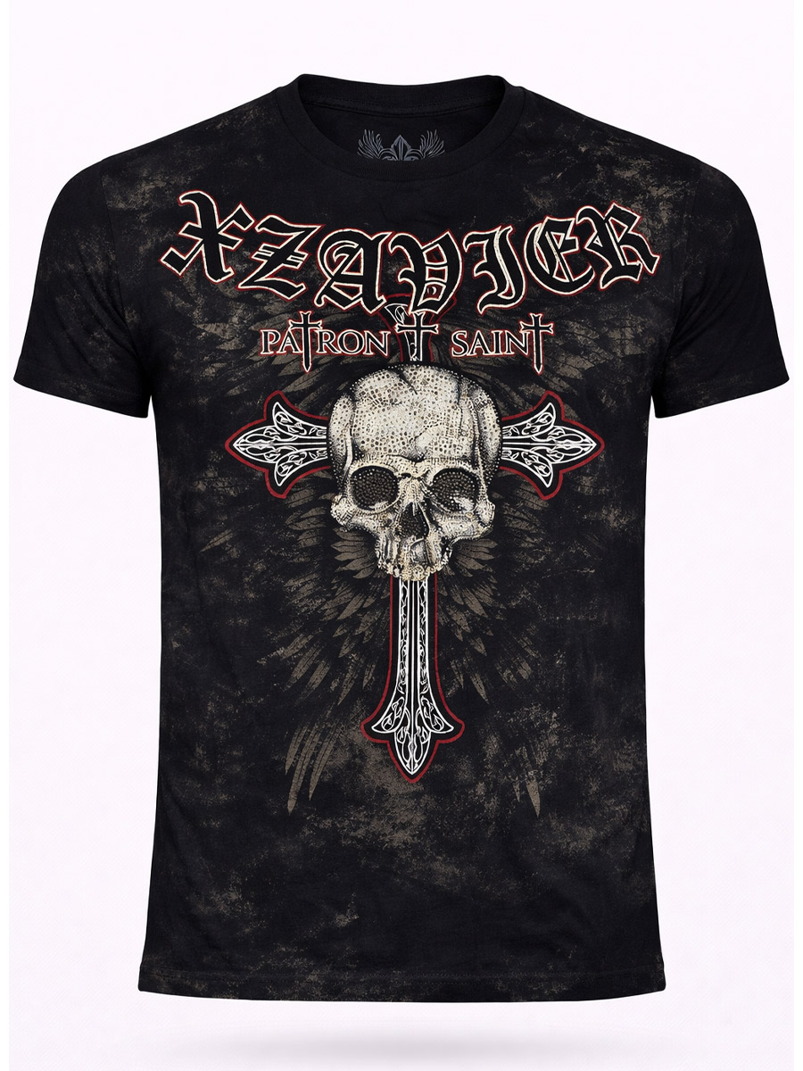 Футболка Xzavier Holy Skull - фото 1 - rockbunker.ru