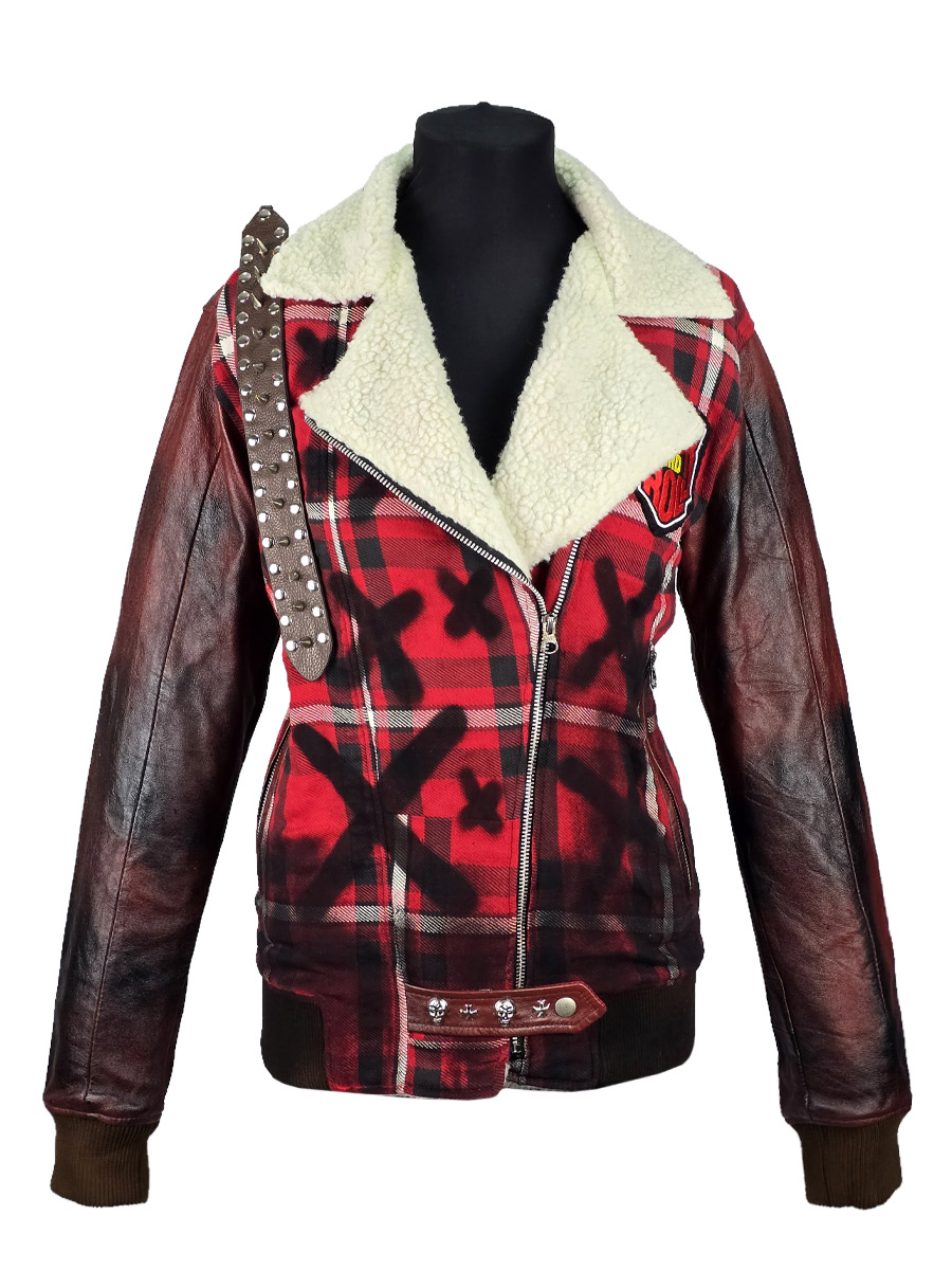 Куртка клетчатая кастомная Rock and Roll - фото 1 - rockbunker.ru