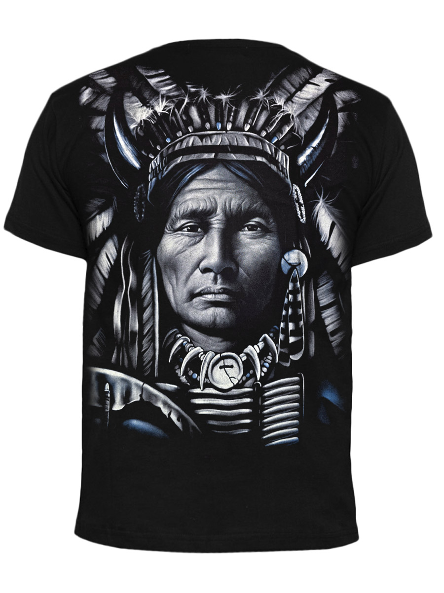 Футболка Rock Chang Индеец - фото 2 - rockbunker.ru