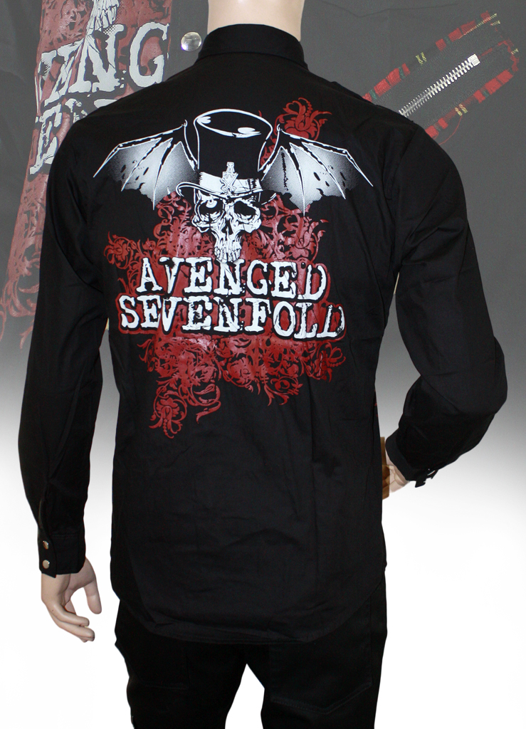 Рубашка Avenged Sevenfold - фото 4 - rockbunker.ru