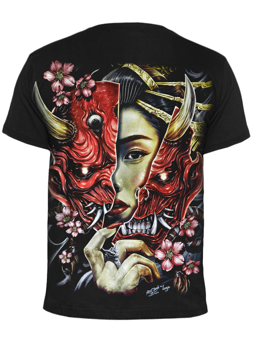 Футболка Rock Chang Hannya Mask - фото 2 - rockbunker.ru