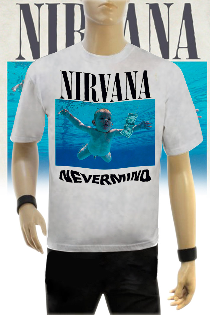 Футболка Nirvana Nevermind - фото 1 - rockbunker.ru