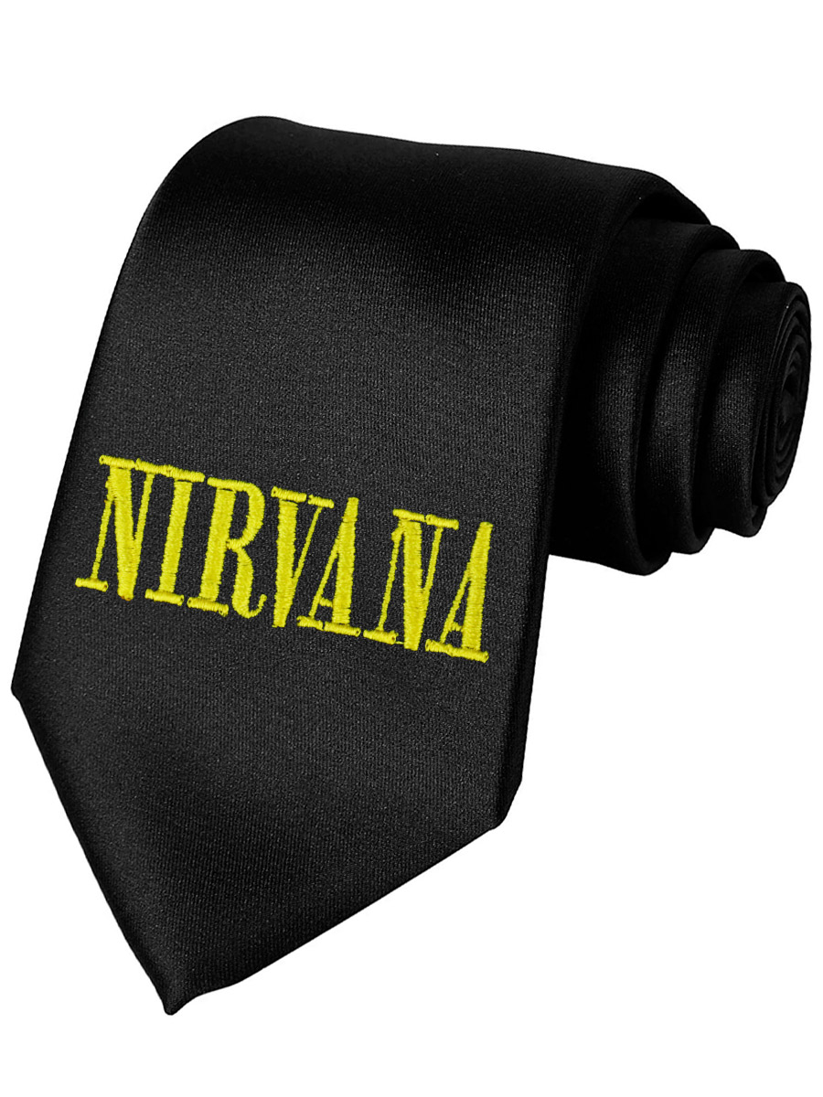 Галстук Nirvana - фото 1 - rockbunker.ru