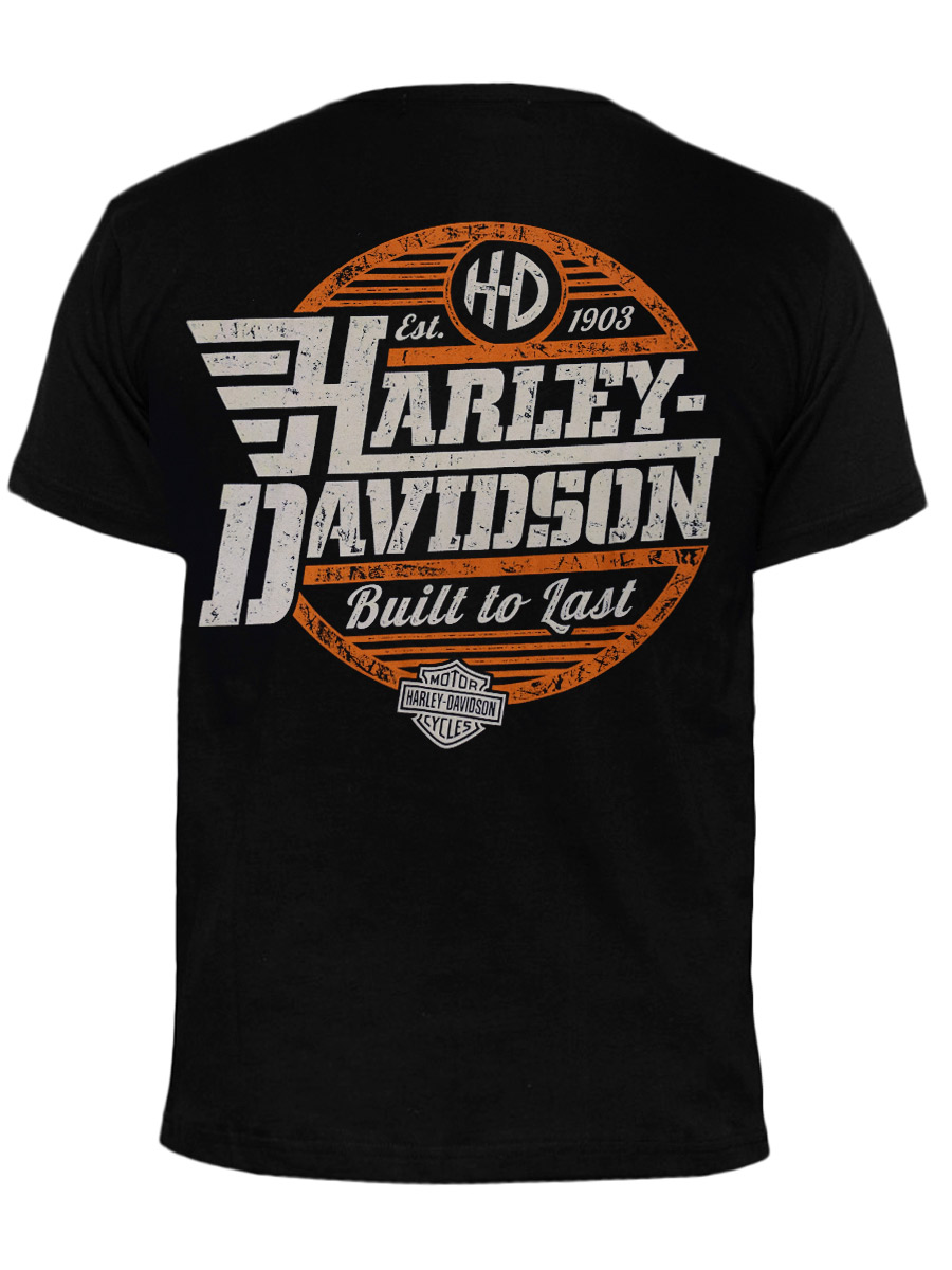 Футболка Harley Davidson - фото 2 - rockbunker.ru