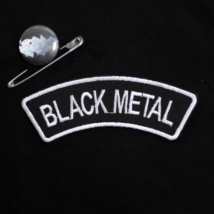 Нашивка Black Metal - фото 1 - rockbunker.ru