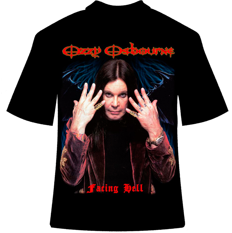 Футболка Ozzy Osbourne Facing Hell - фото 1 - rockbunker.ru