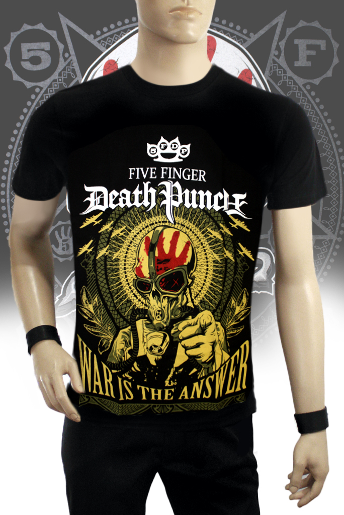 Футболка Five Finger Death Punch - фото 1 - rockbunker.ru