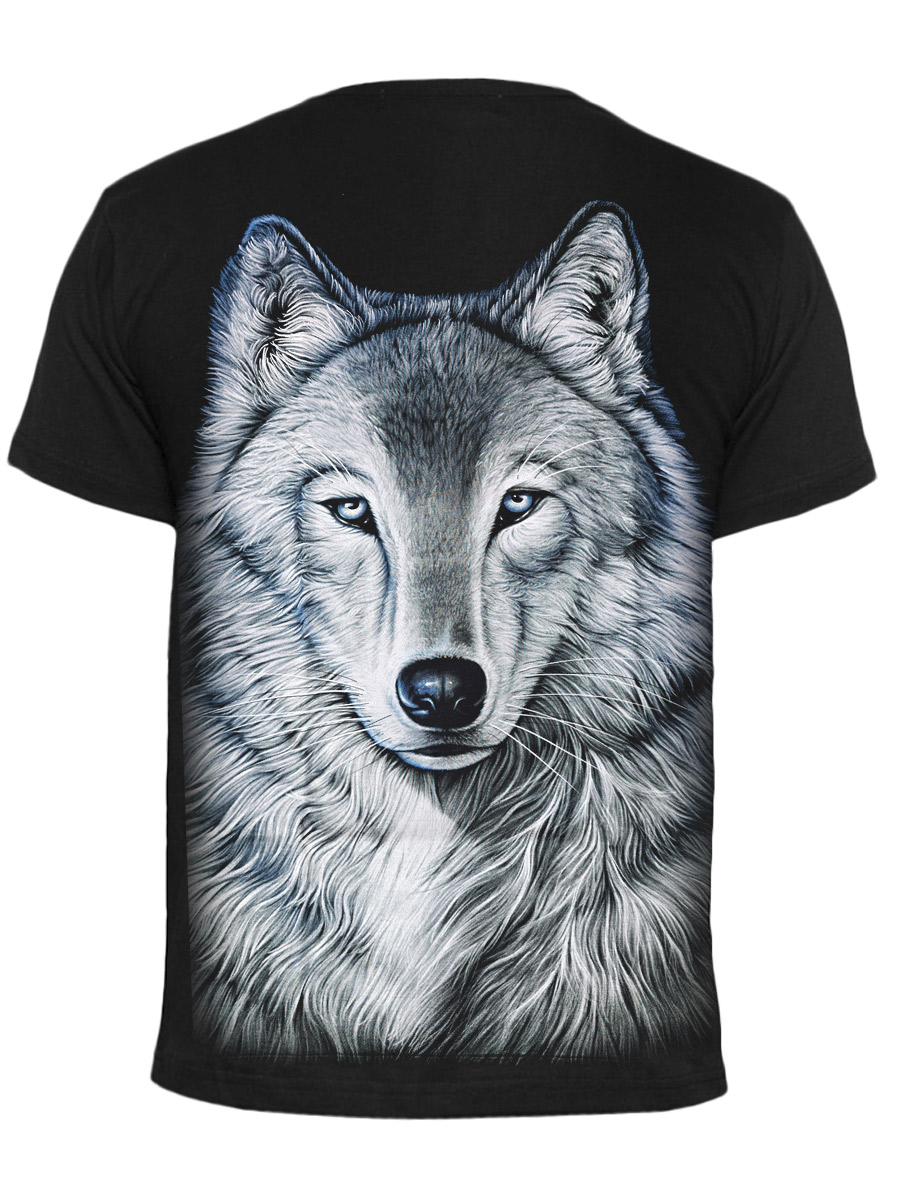 Футболка Rock Eagle Серый Волк - фото 2 - rockbunker.ru
