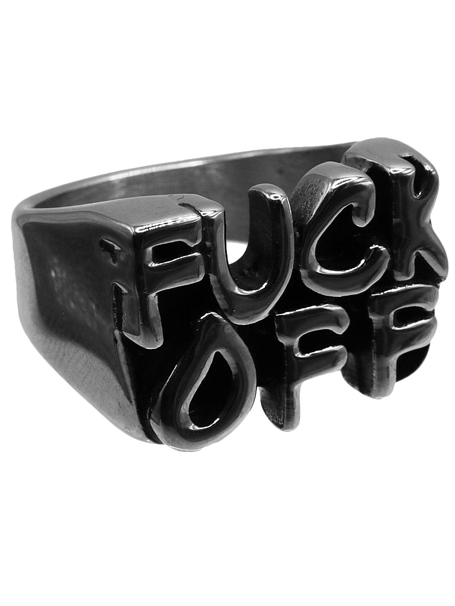 Кольцо Fuck Off - фото 1 - rockbunker.ru