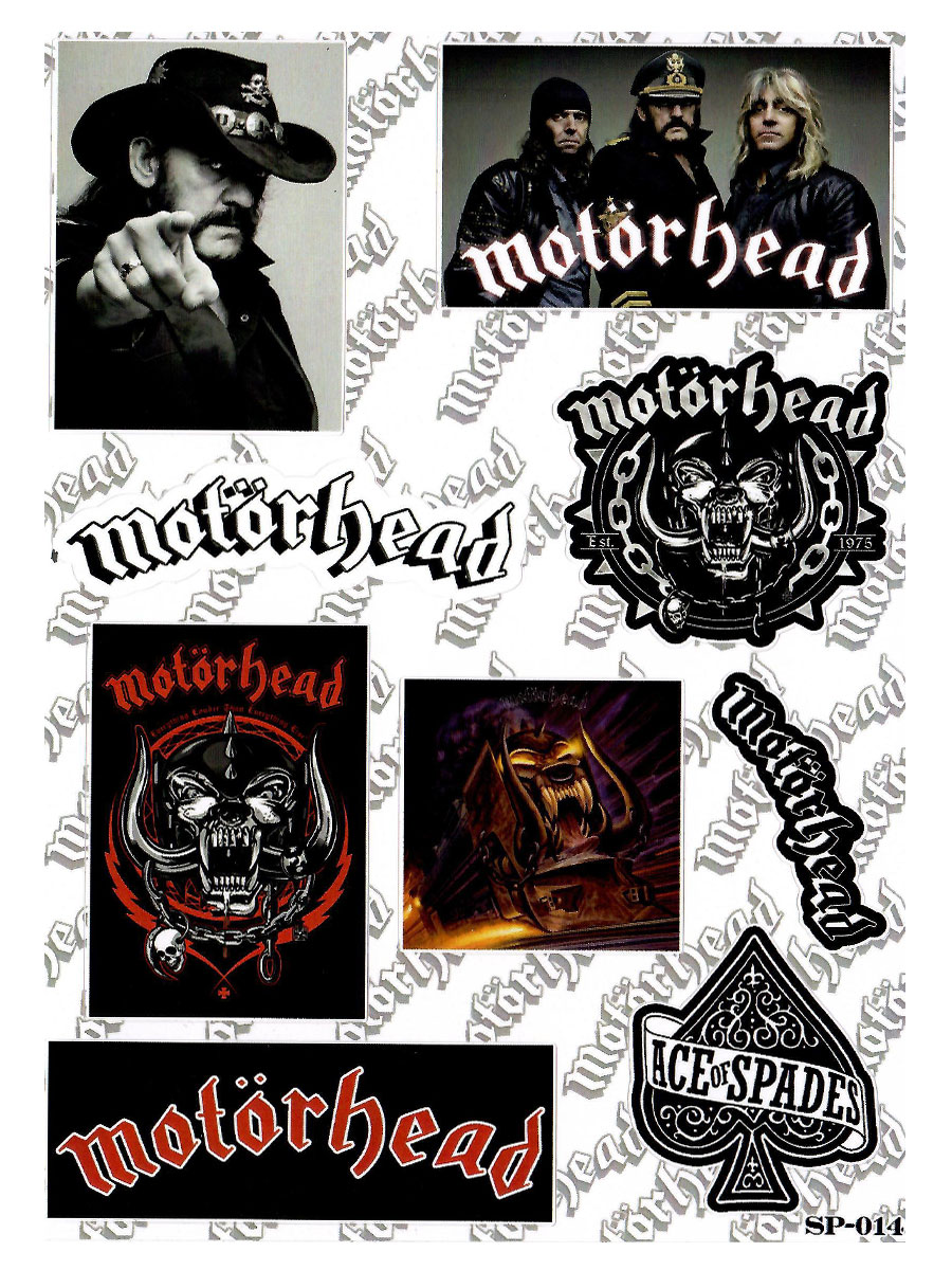 Набор стикеров Motorhead - фото 2 - rockbunker.ru