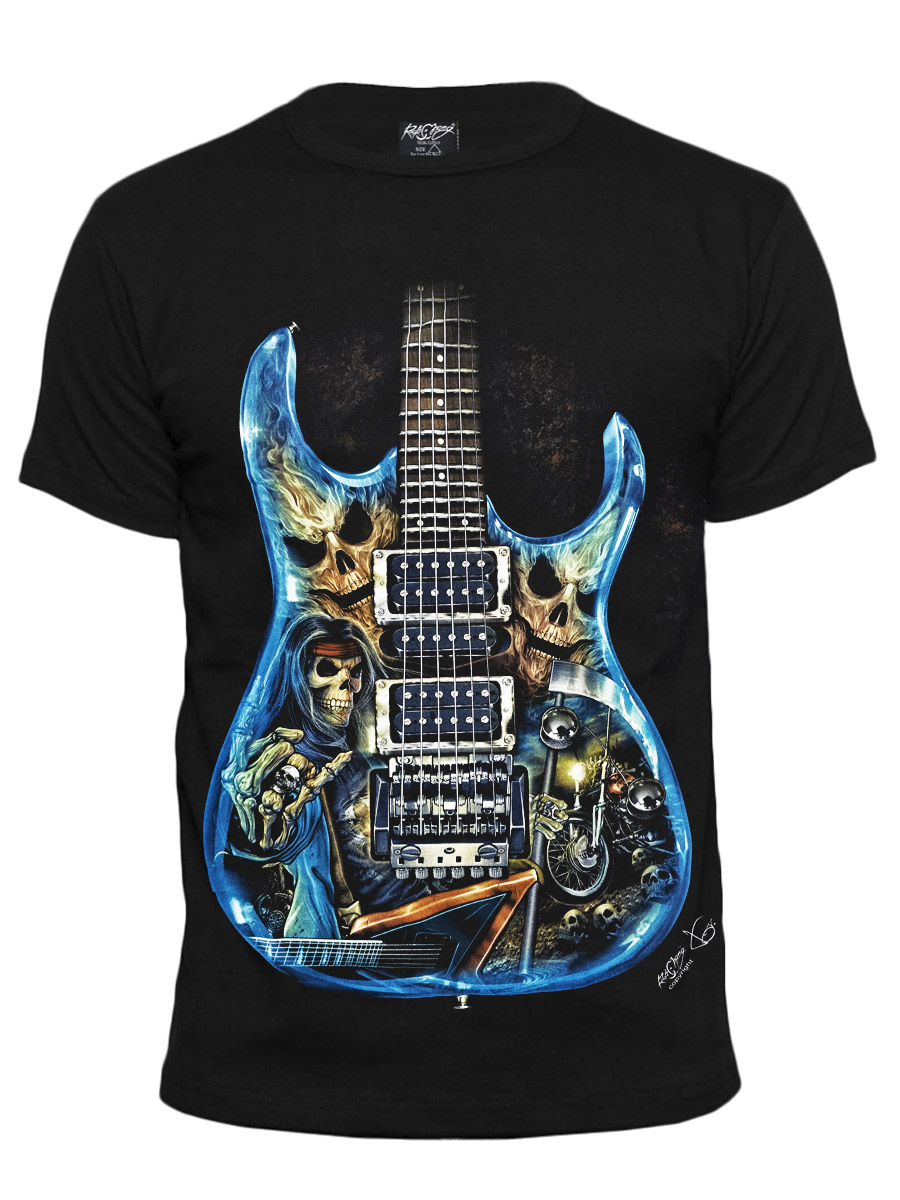 Футболка Rock Chang Смертоносная Гитара - фото 1 - rockbunker.ru