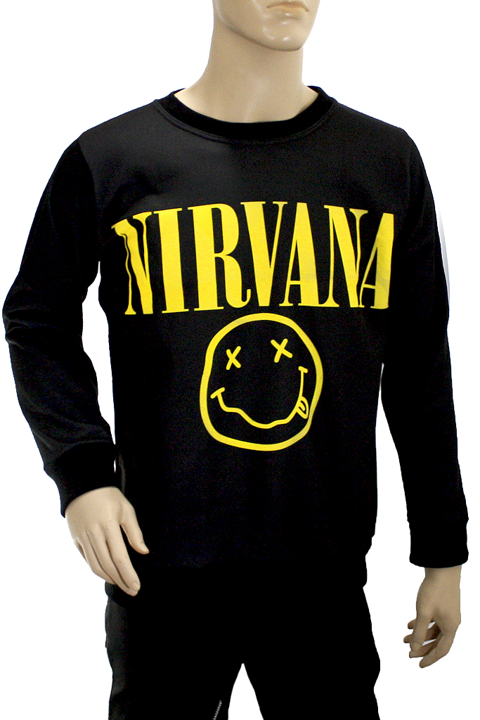Свитшот Nirvana - фото 1 - rockbunker.ru