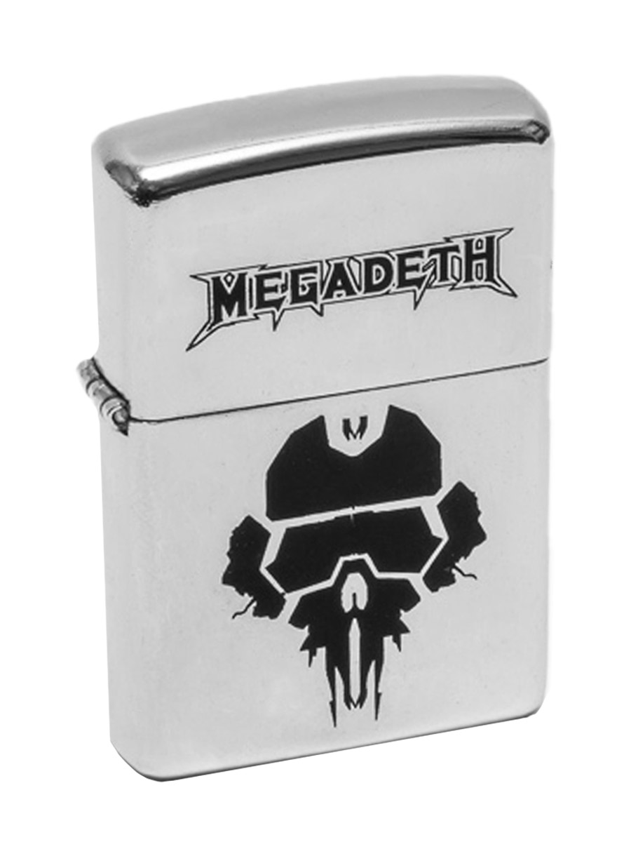 Зажигалка с гравировкой Megadeth - фото 1 - rockbunker.ru