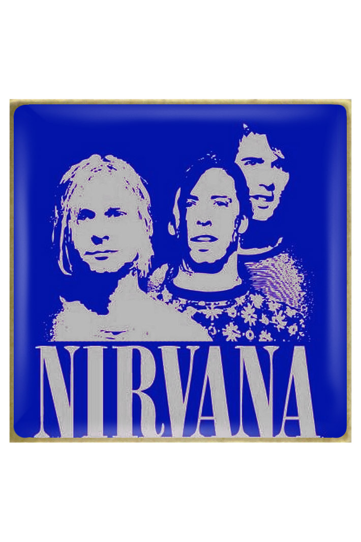 Значок RockMerch Nirvana - фото 1 - rockbunker.ru