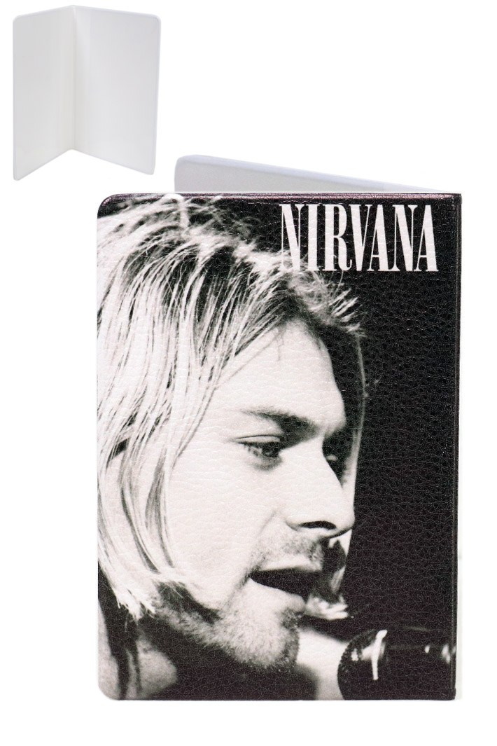 Обложка на паспорт RockMerch Nirvana - фото 2 - rockbunker.ru