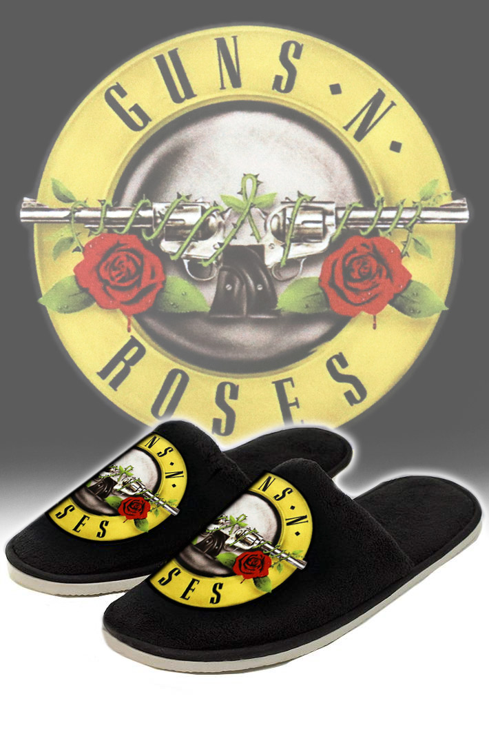 Тапочки Guns N Roses - фото 1 - rockbunker.ru