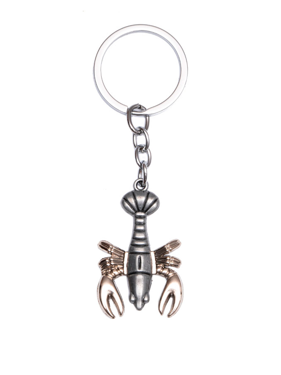 Брелок Краб Серебро - фото 1 - rockbunker.ru