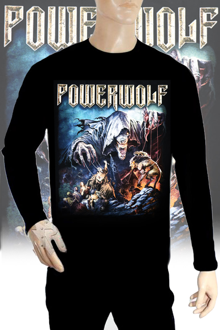 Лонгслив Powerwolf - фото 1 - rockbunker.ru