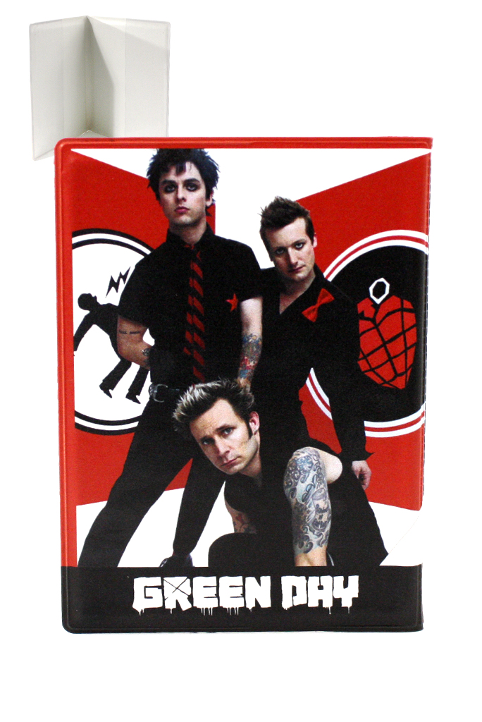 Обложка на паспорт RockMerch Green Day - фото 2 - rockbunker.ru