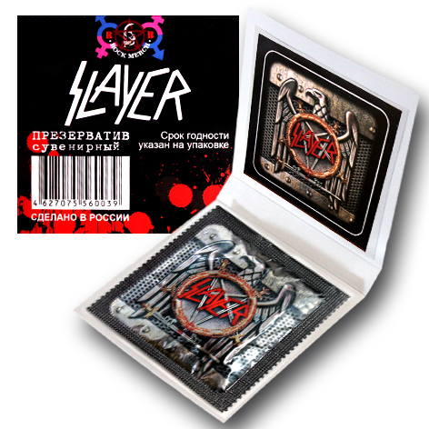 Презерватив RockMerch Slayer - фото 3 - rockbunker.ru
