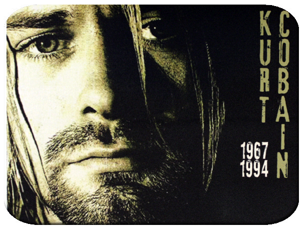 Коврик для мыши RockMerch Kurt Cobain - фото 1 - rockbunker.ru