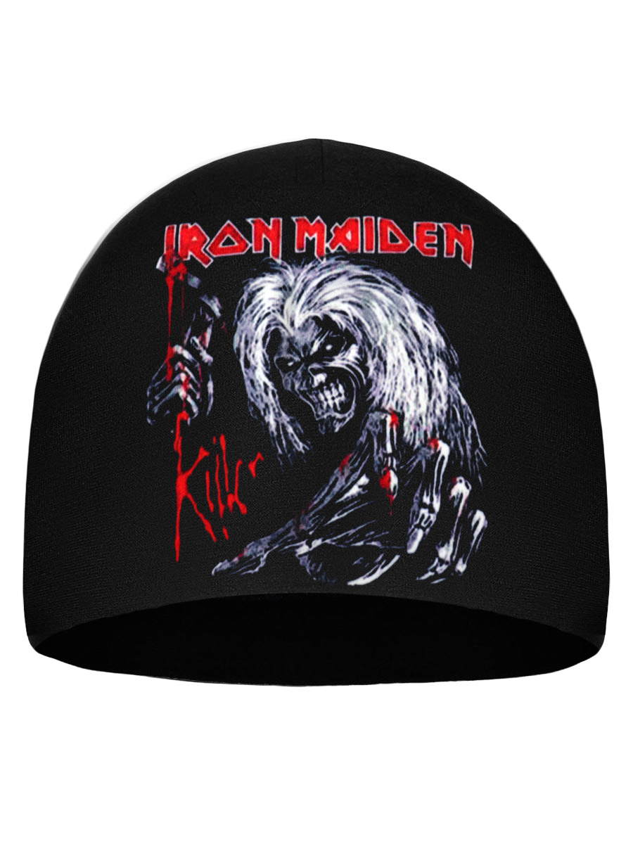 Шапка двухсторонняя Iron Maiden - фото 2 - rockbunker.ru