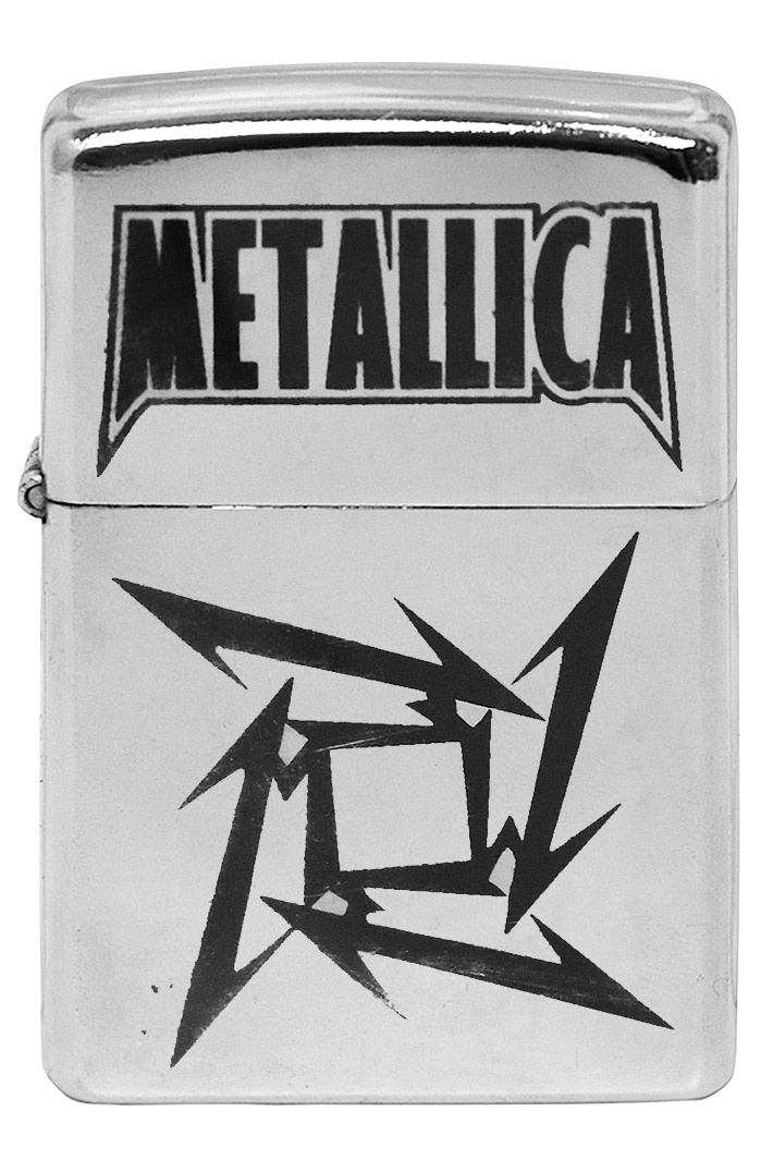 Зажигалка с гравировкой Metallica - фото 1 - rockbunker.ru