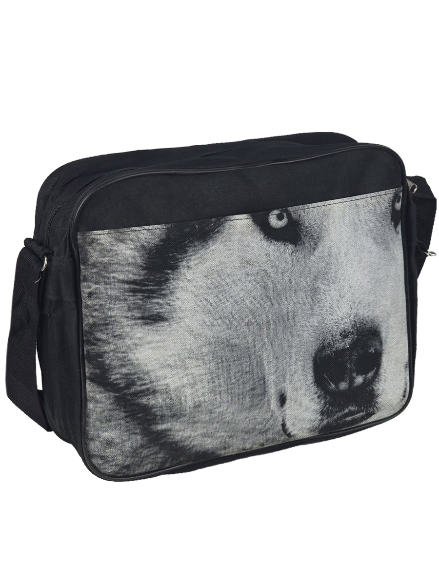 Сумка почтальонка Белый Волк - фото 1 - rockbunker.ru