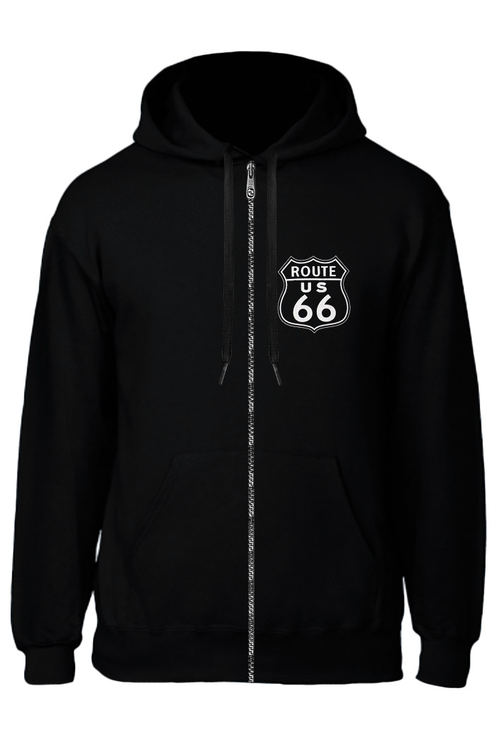 Толстовка RockMerch Route 66 - фото 1 - rockbunker.ru