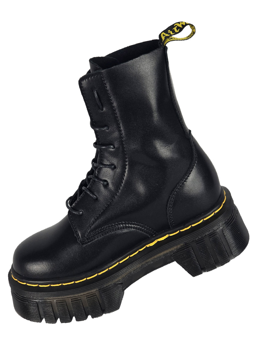 Ботинки Dr Martens 8 блоков черные - фото 3 - rockbunker.ru