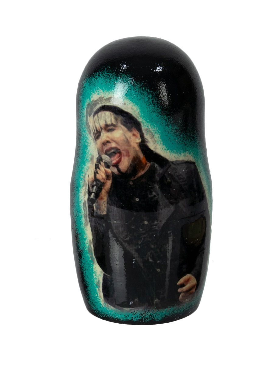 Матрешка Marilyn Manson - фото 4 - rockbunker.ru