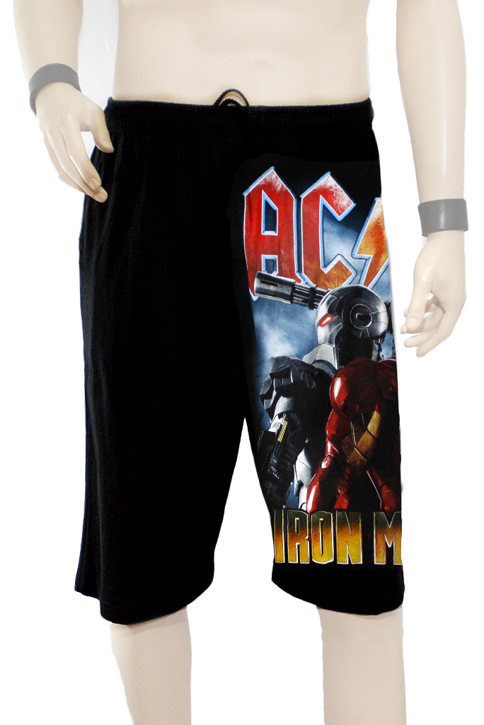 Шорты AC DC  Iron Man 2 - фото 1 - rockbunker.ru