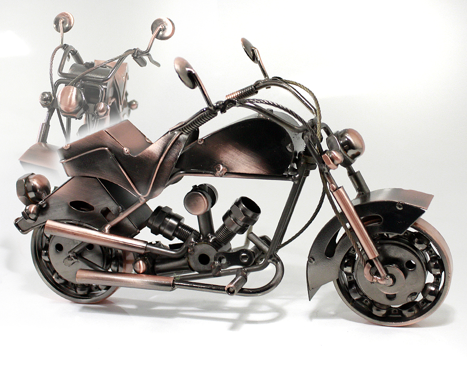 Сувенирная модель Мотоцикл ручной работы МРС013 - фото 1 - rockbunker.ru