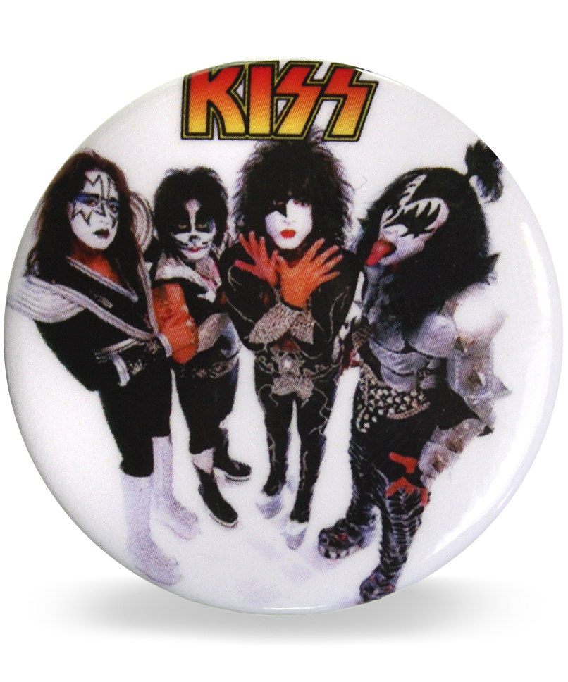 Значок RockMerch Kiss - фото 1 - rockbunker.ru