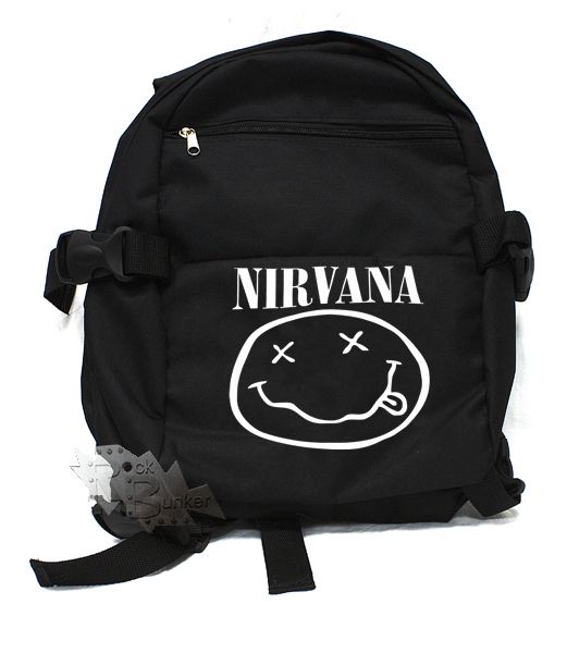 Рюкзак Nirvana текстильный - фото 1 - rockbunker.ru