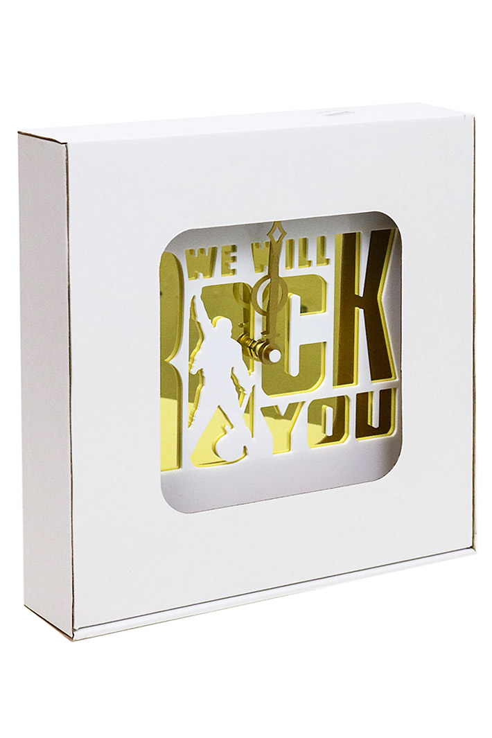 Часы настенные We Wil Rock You - фото 2 - rockbunker.ru