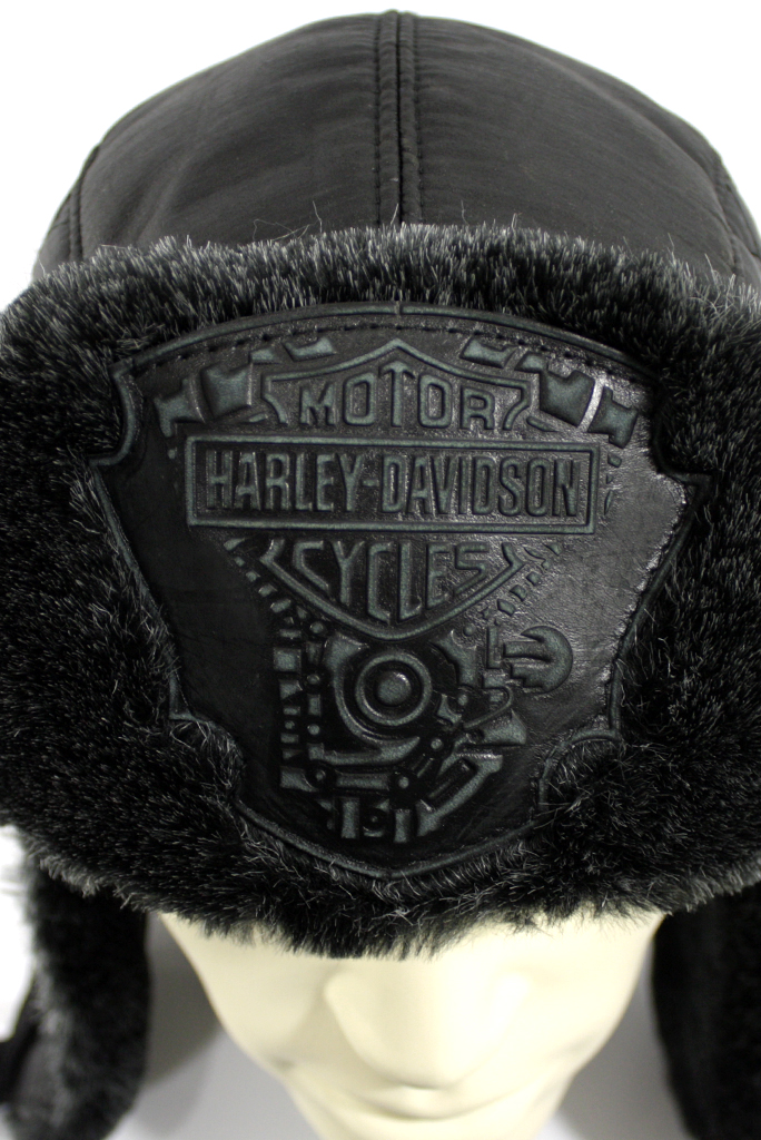 Шапка-ушанка Harley-Davidson - фото 4 - rockbunker.ru