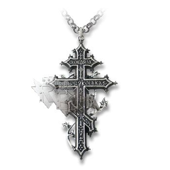 Кулон Alchemy Gothic P482 Balkan Revenant Cross - фото 1 - rockbunker.ru