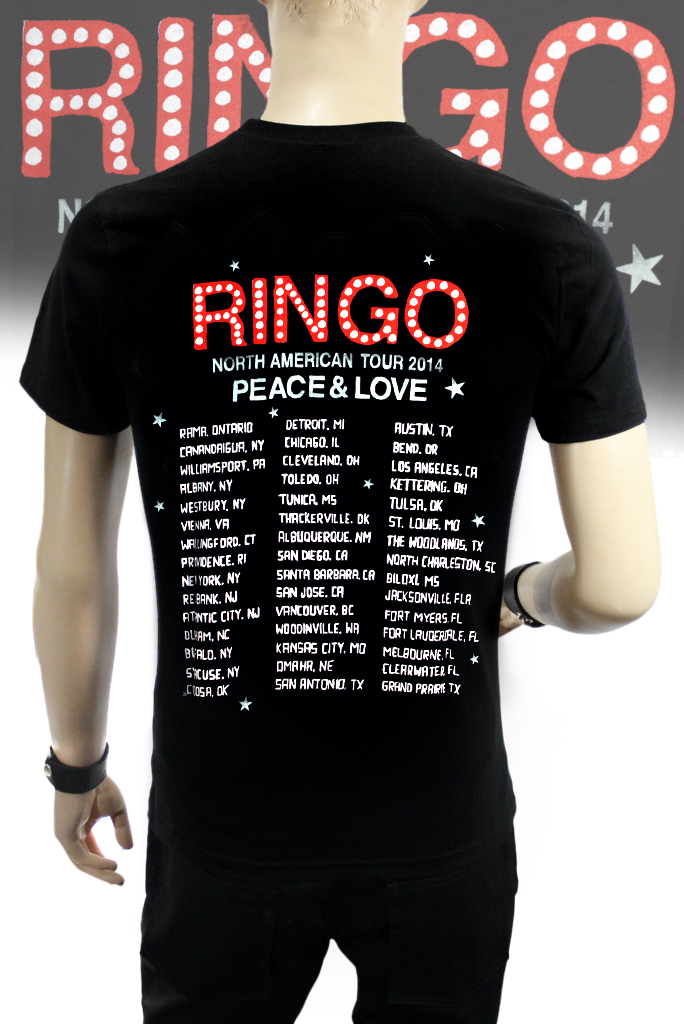 Футболка Ringo Peace and Love - фото 2 - rockbunker.ru